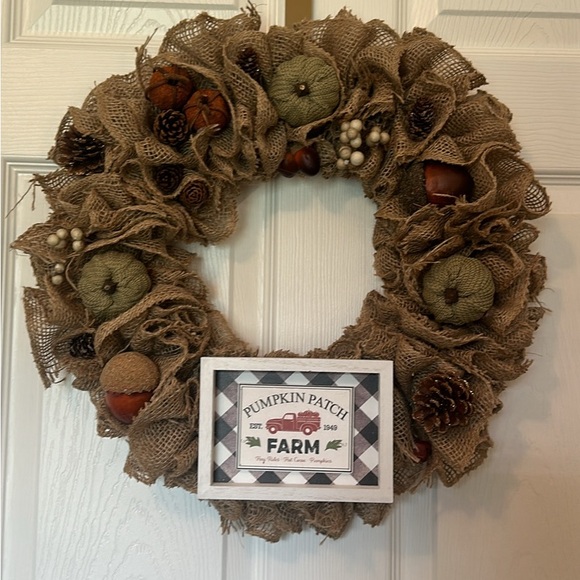 Fall Wreath Handmade - Picture 1 of 1